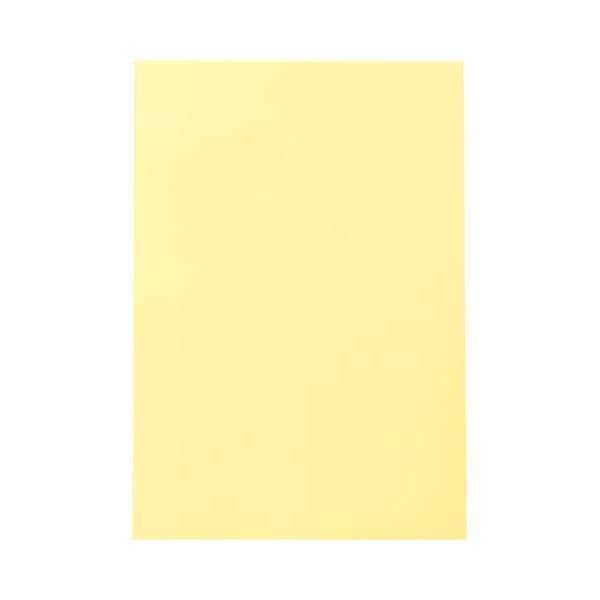 （まとめ） TANOSEE 色画用紙 四つ切 クリーム 1パック（10枚） [x30セット]