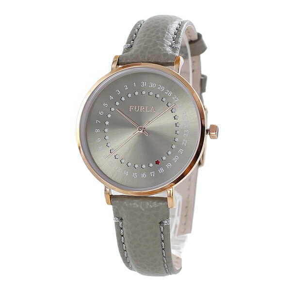 誕生日 ギフト 腕時計 手表 レディース フルラ 本革ベルト 女性 妻 娘 彼女 フォーマル スーツ 20代 30代 グレージュ レザー 天然皮革 ポイント消化 12,324円