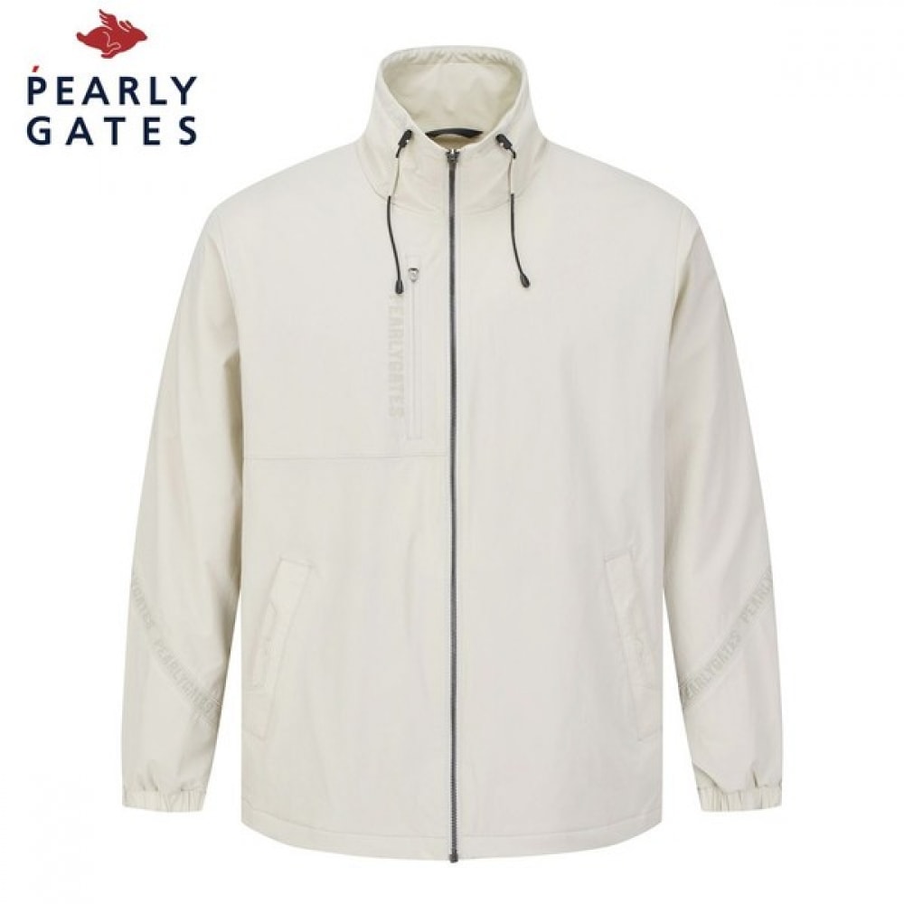 (Paris Gates) メンズロゴスリーブウォームジップアップジャンパー