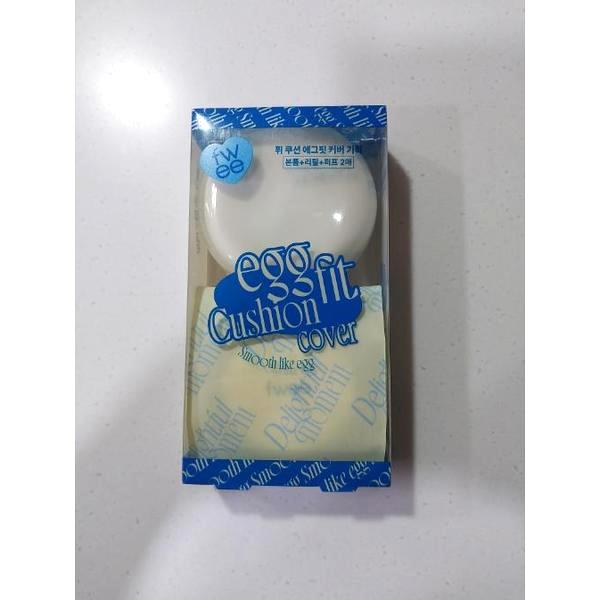 クッションエッグフィットカバー 5カラー企画（+詰め替えポーチ/パフ2枚）