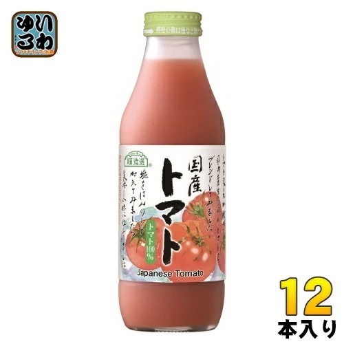 マルカイ 順造選 国産トマト 500ml 瓶 12本入 野菜ジュース トマトジュース