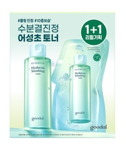 グーダル ヨモギ ヒアルロン スージングトナー 350ml リフィル企画 (+ 350ml リフィル)