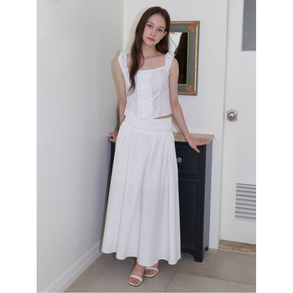 Kindababy フリルノースリーブブラウストップ-ホワイト 8,517円