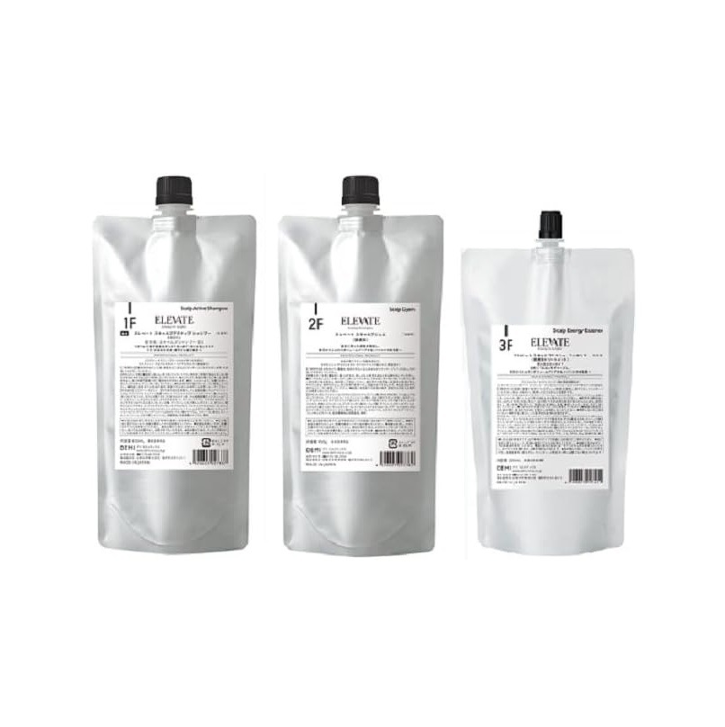 デミ エレベート スキャルプアクティブ シャンプー 450ml + スキャルプジェム 450g + スキャルプエナジー エッセンス 350ml レフィル メンズ