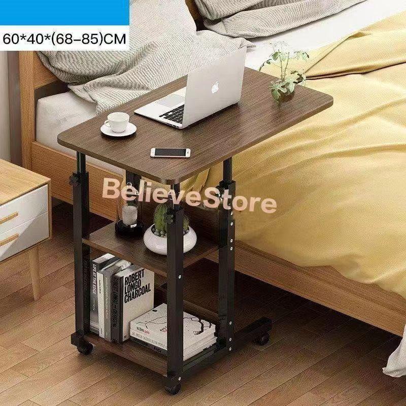 サイドテーブル 可移動テーブル 介護サイドテーブル ベッドサイドテーブル 昇降式テーブル ナイトテーブル コの字型 キャスター付き パソコンデスク 介護用