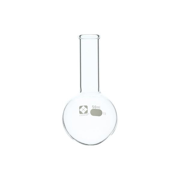 丸底フラスコ 50mL 6入 [010500-50A]