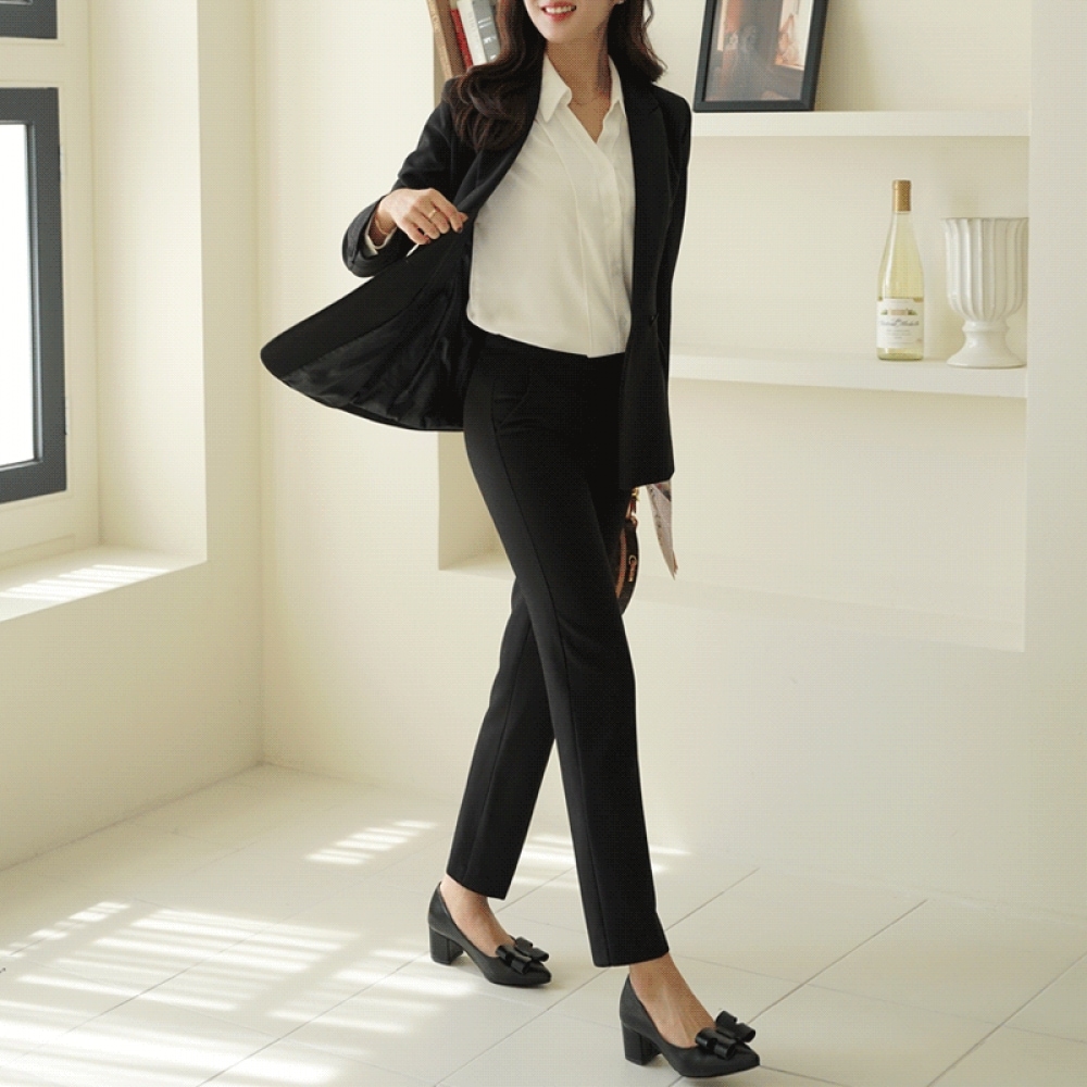 クリック&ファニープレミアムスリムストレートスラックス [SMLサイズ]