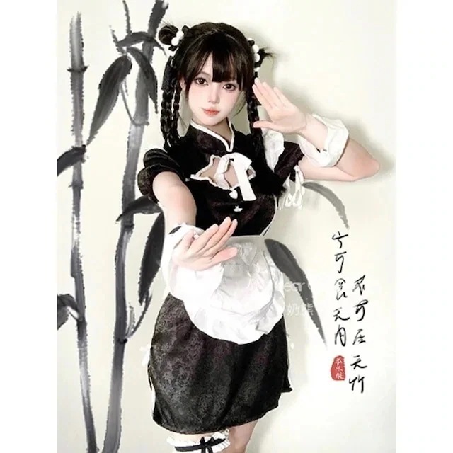 今年 短纳期 5点 セットアップ ワンピースドレス ハンドカバー付き ハロウィン 大人 仮装 コスチューム服 衣装 ガーリー 甘め学園祭文化祭ファッション系 レディースセクシー型ブラックスリーブソフ