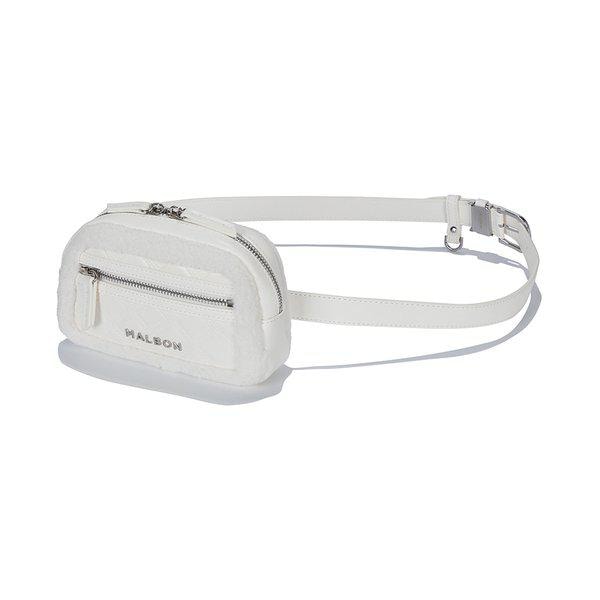 [말본 공식] 말본 여성 퍼 벨트백 IVORY (WOMEN)