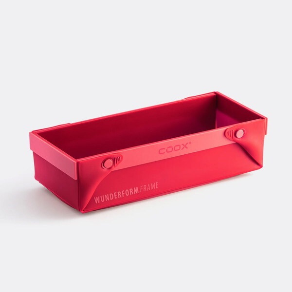 coox 洗いやすい たためる焼き型M レッド 120710