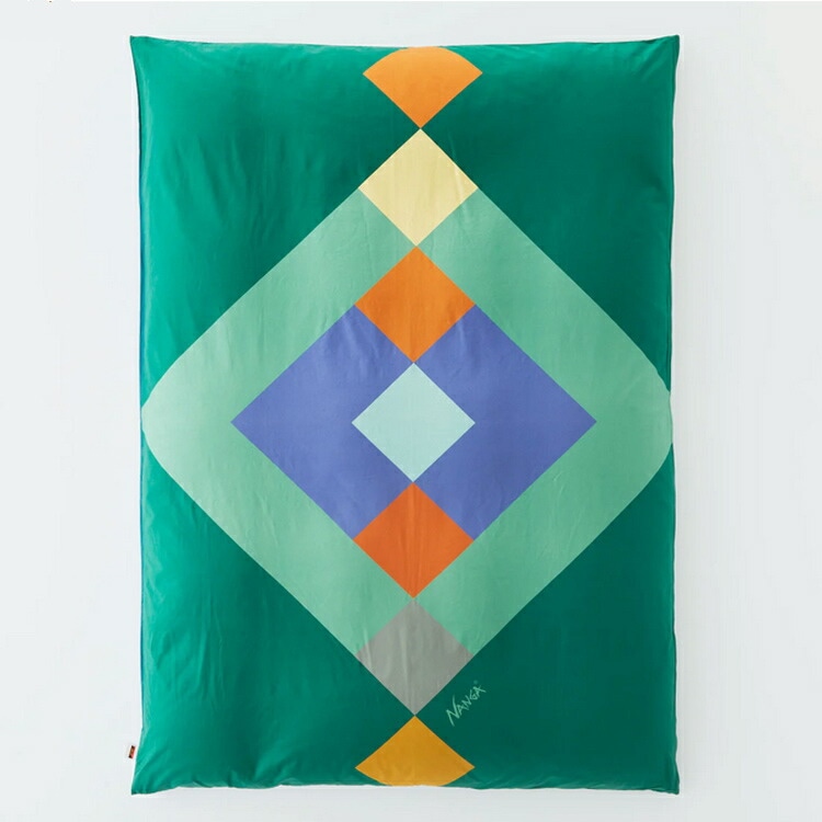 掛け布団カバーシングル スモーキーグリーン（スクエアドリームス） シングル（150×210cm） #N1VDSRS4-SMOKY GREEN