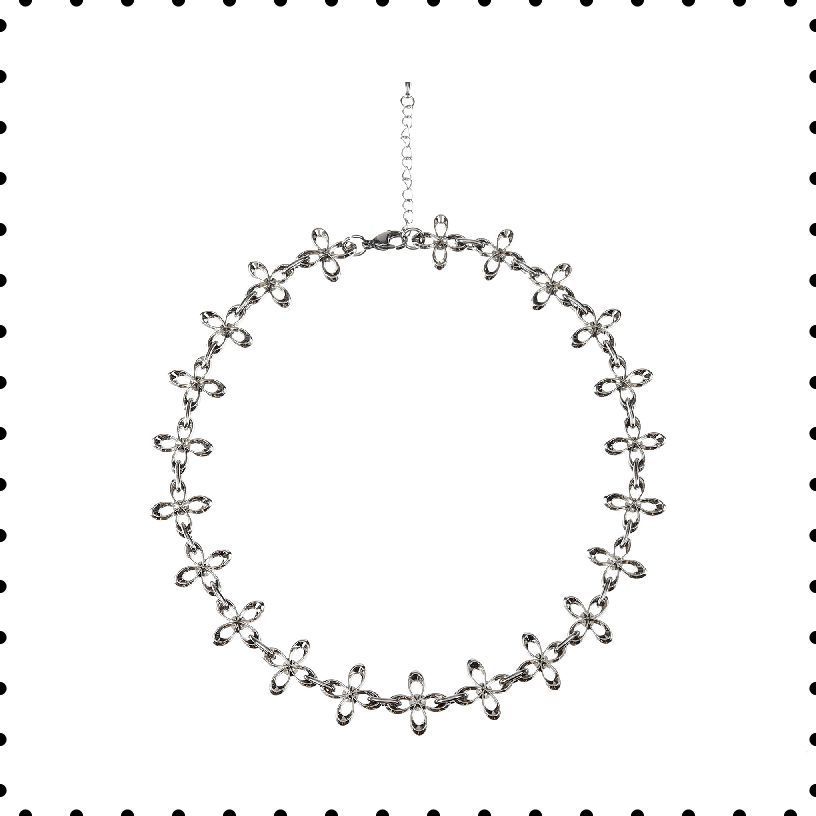 【SURGERY】metal cloverlink necklace