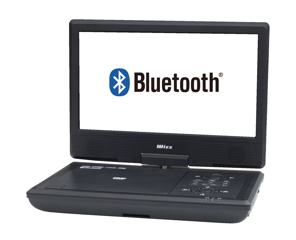 ウィズ WPD-BT1070 10.1型 Bluetooth搭載 ポータブルDVDプレーヤー WPDBT1070