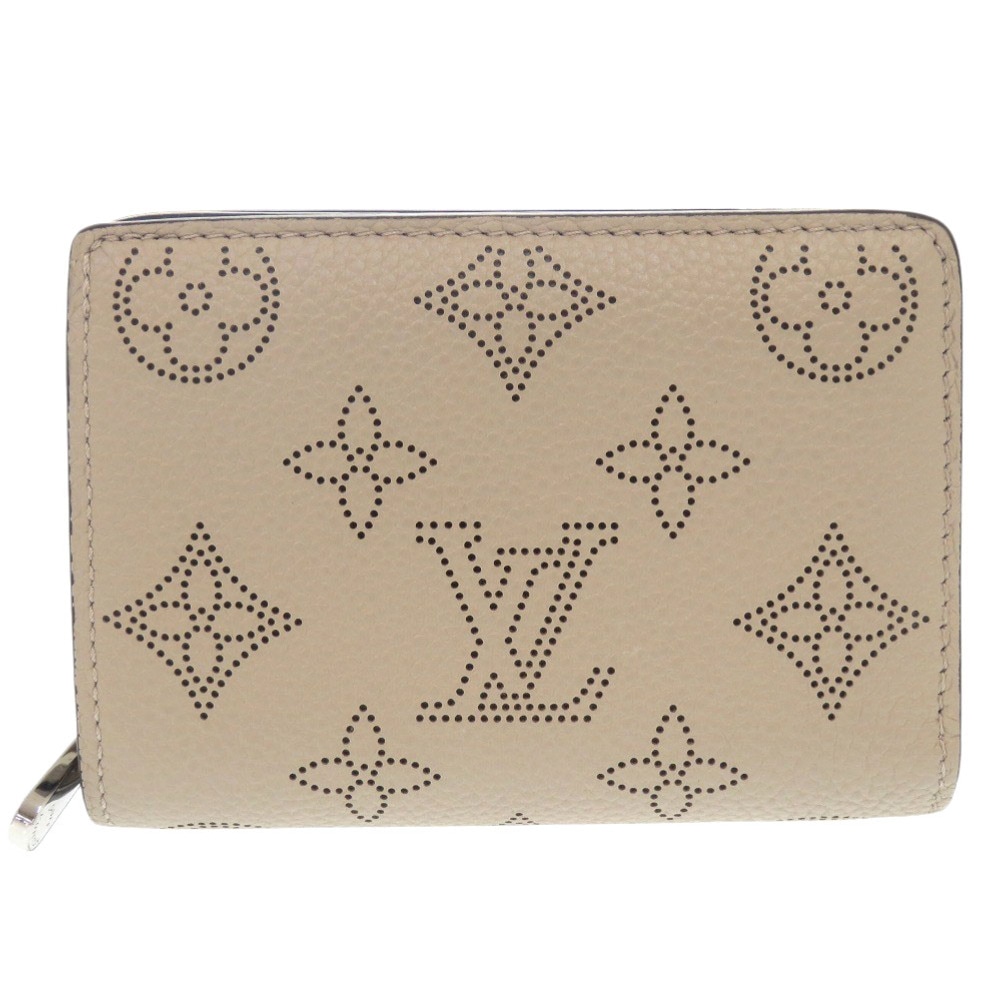 美品 ポルトフォイユ クレア モノグラム マヒナ M80817 二つ折り財布 モノグラムマヒナ ガレ LV 1037【中古】 レディース