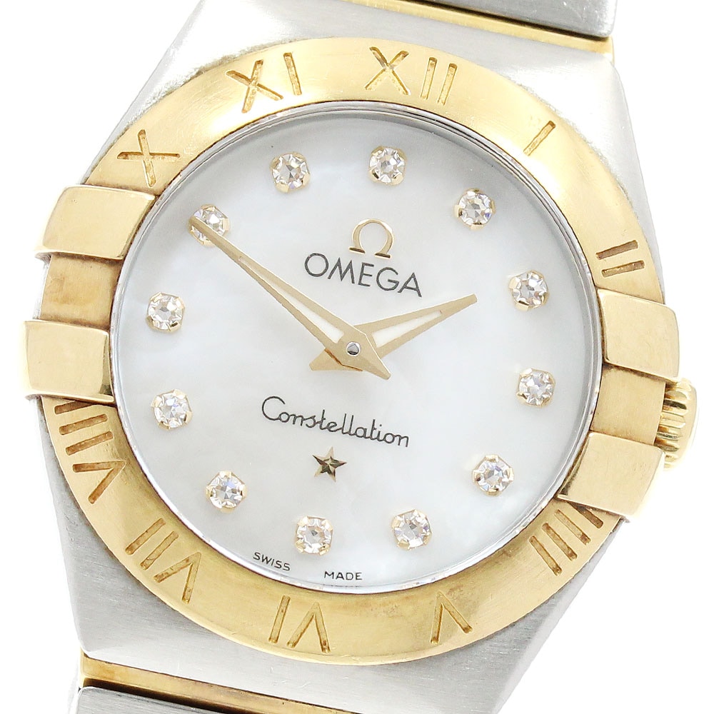オメガ OMEGA 131.20.25.60.55.002 コンステレーション 12Pダイヤ クォーツ レディース _952695【中古】