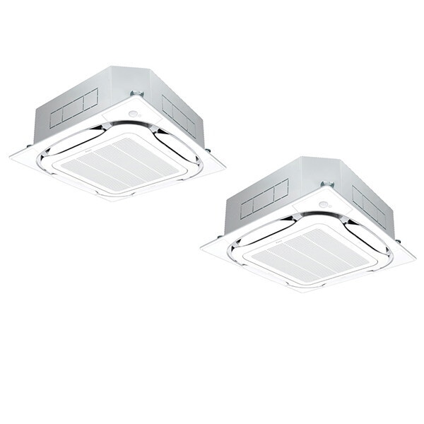 SSRC140CD FIVE STAR ZEAS Ｓ-ラウンドフロー センシングタイプ 業務用エアコン 天カセ4方向 ツイン同時マルチ 5馬力 三相200V ワイヤードリモコン メーカー直送