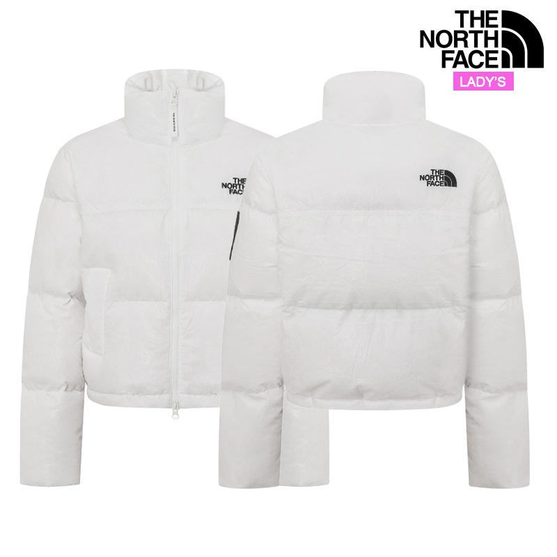 ホワイトラベル レディース クリンクル ヌプシ ダウン ジャケット(RDS) NJ1DQ95 日常 デイリー カジュアル アウトドア スタンダード スタイル ショート丈 光沢