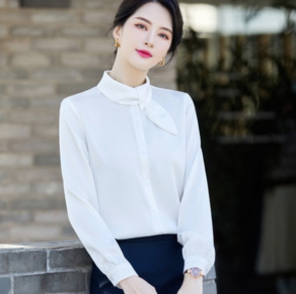 トップス デート シャツ ブラウス カットソー 袖あり 長袖 かわいい 大人可愛い きれいめ シンプル カジュアル 大人 上品 おしゃれ お洒落 主役級 存在感 春 秋 10代 20代 30代