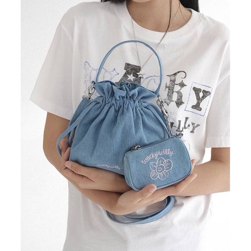 ワッキー・ウィリー WACKY WILLY レディース デニムポーチセット インディゴ WA2601BG72IN 415792