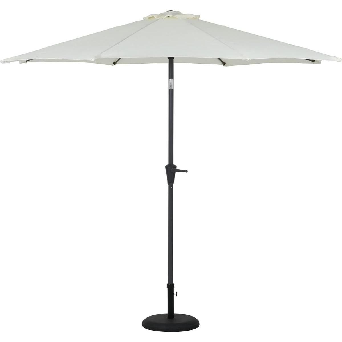 【I】不二貿易 アルミ ガーデン パラソル アイボリー 270cm 85185 チルト機能 ガーデン 庭 ベース別売