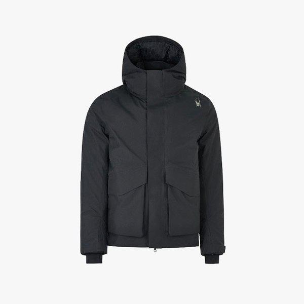 パディングPQF SPIWCNDJ305U-BLK [ヘクセン] テクニカル3Lグースダウンジャケット