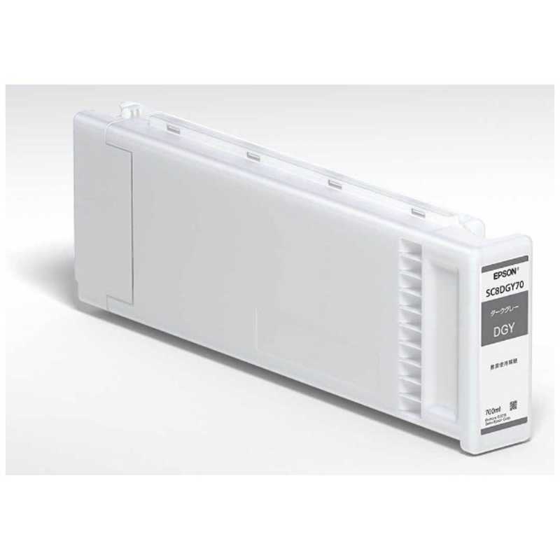 エプソン　EPSON　純正プリンターインク SureColor ダークグレー　SC8DGY70