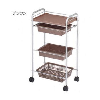 サロン向け スタンダードワゴン C-212 ブラウン・12107