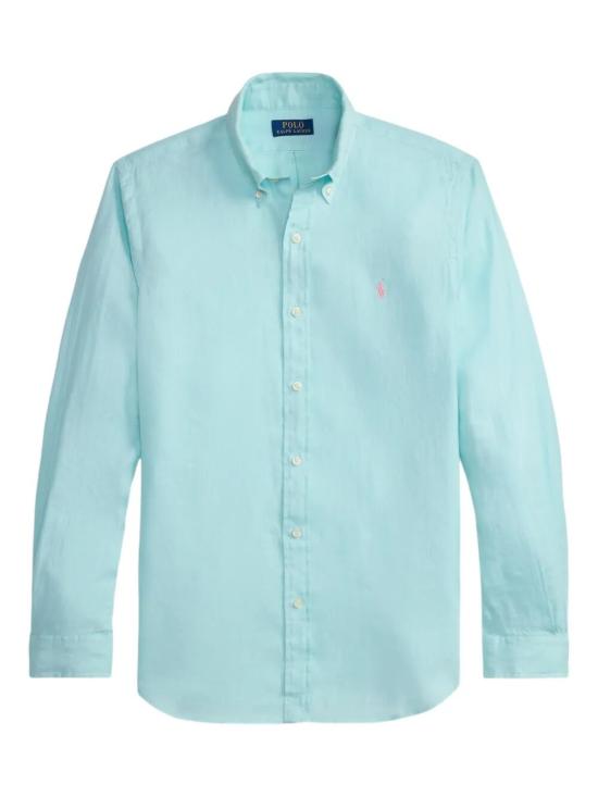 POLO RALPH LAUREN Men Long Tops 710 968 915 501 NEW AQUA