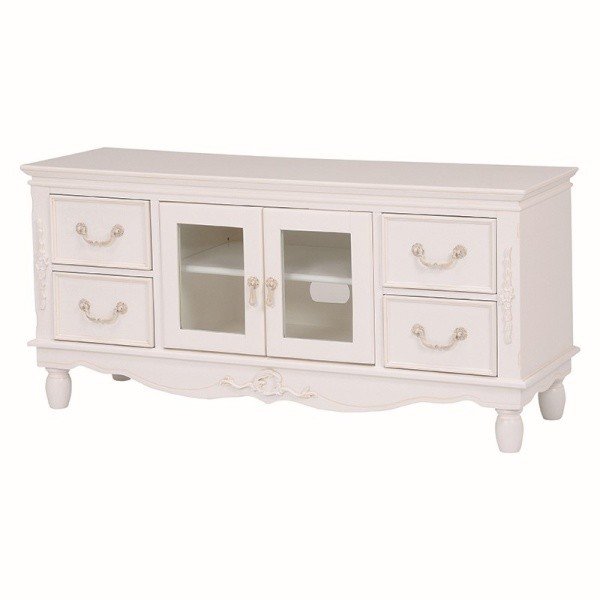 アンティーク調 ＴＶ台 猫脚 重厚感 フォルム 彫刻 テレビ台 リビングボード お姫様風 家具