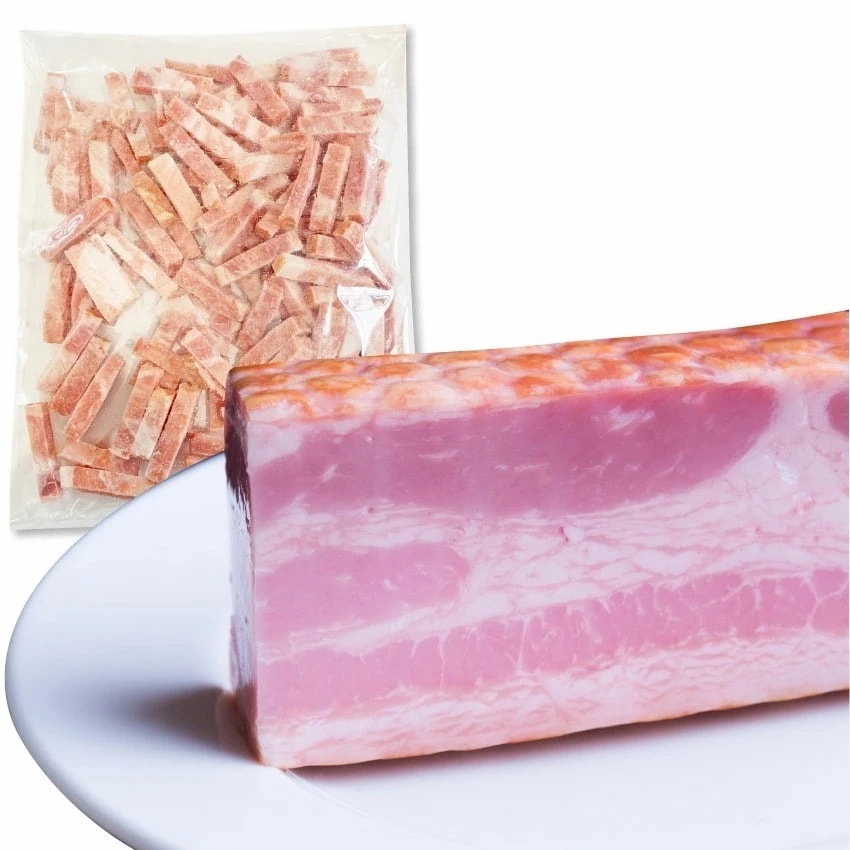 ベーコン 拍子木切り 角柱カット 業務用 2kg(500g4P)
