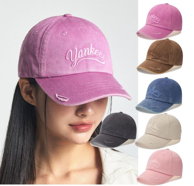 Vintage Cursive Unstructured Ball Cap