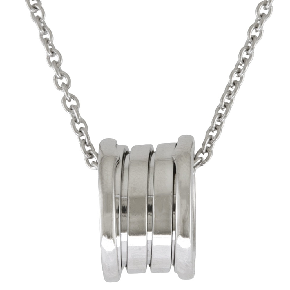 ブルガリ B-zero ネックレス 18金 K18ホワイトゴールド BVLGARI 中古