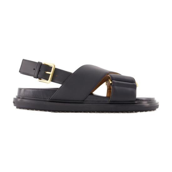 MARNI Women Sandals FBMS015701 P3614 00N99 black