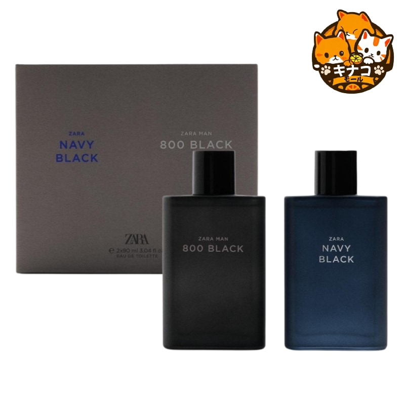 ZARA MAN 香水 NAVY BLACK 90ml+ ZARA MAN 800 BLACK 90ml オードトワレ [EDT]