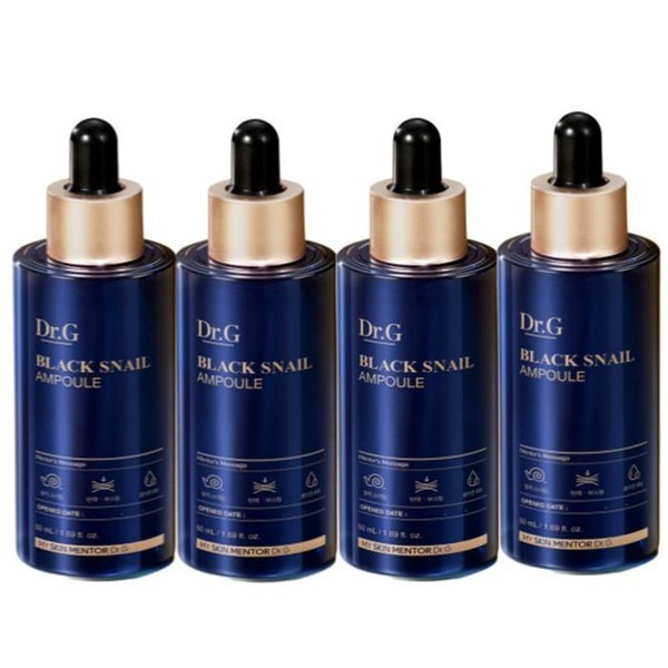 ドクタージー ブラックスネイル アンプル 50ml 4個 カタツムリ 粘液