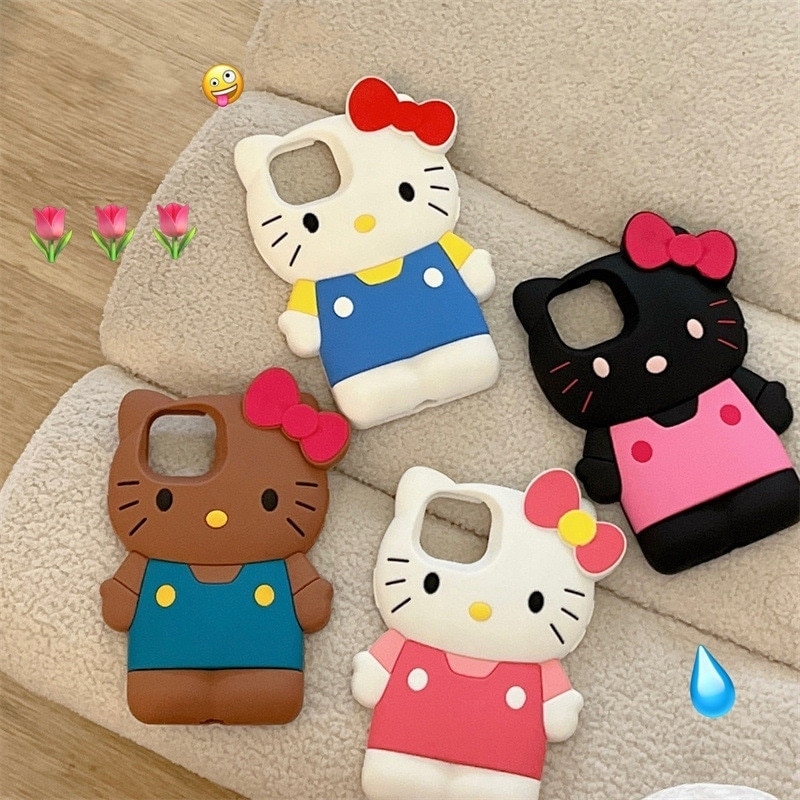 【メガ割】キティシリコン携帯ケース韓国ジスちゃん愛用スマホケース iphoneケース iphone機種適用ケース 韓国スマホケース