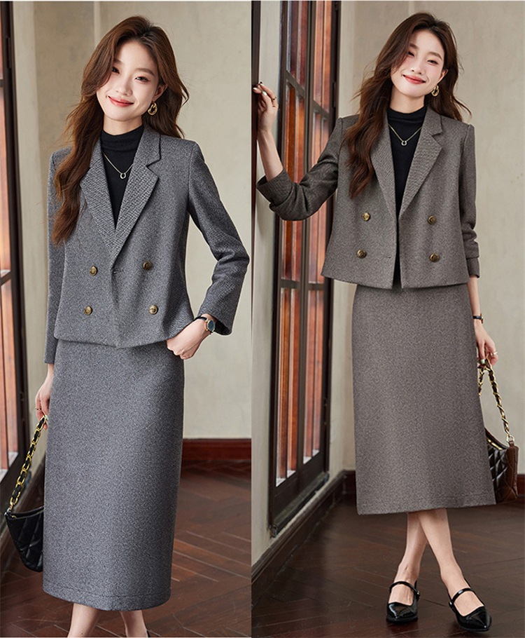 スカートスーツ フォーマル レディース 春秋冬 通勤２点セット 膝下丈スカート＋ジャケット 事務服 結婚式 ビジネス セレモニースーツ