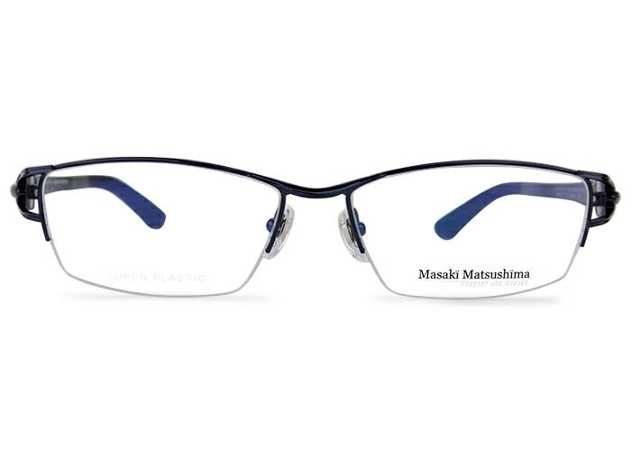 メガネ mfs-131 c.2 ネイビー/グレーパール MADE IN JAPAN 大きい