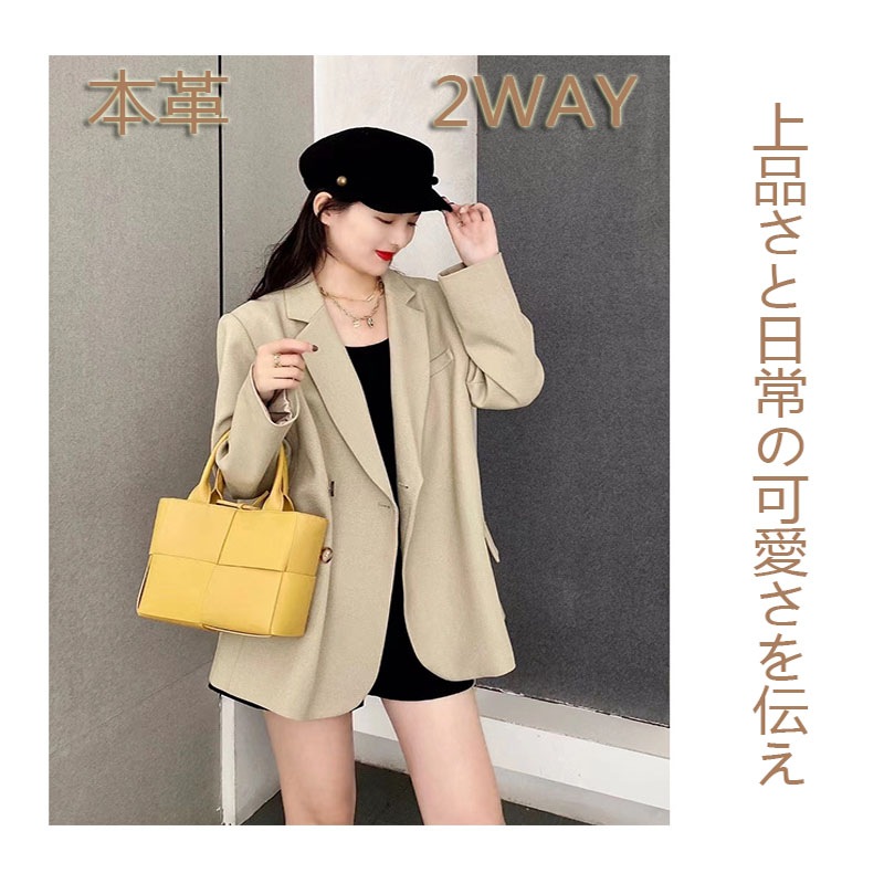 バッグ レディース新しい 斜めがけ2WAY ショルダーバッグ シンプル ハンドバッグ本革 韓国ファッション