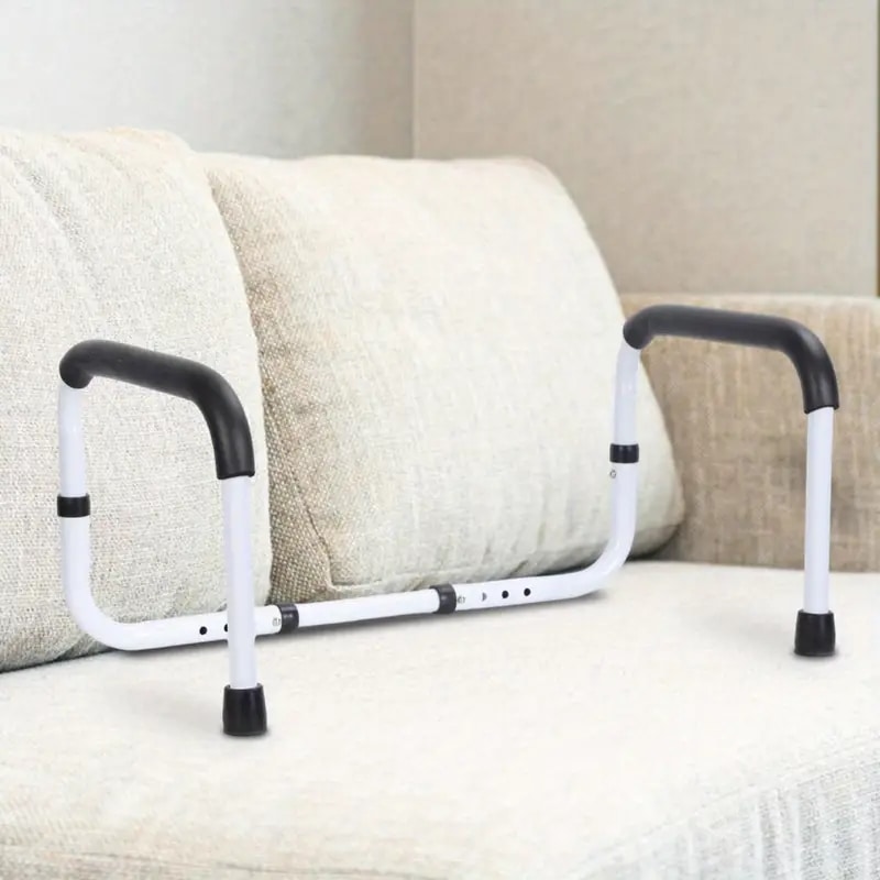 ソファ＆カウチ用調節可能なスタンディングモビリティエイド - 滑り止めフット付きエルゴノミックハンドルデザイン軽量で頑丈なフレーム高齢者・障害者・身体障害者向け - 家庭＆病院使用快適グリップハ