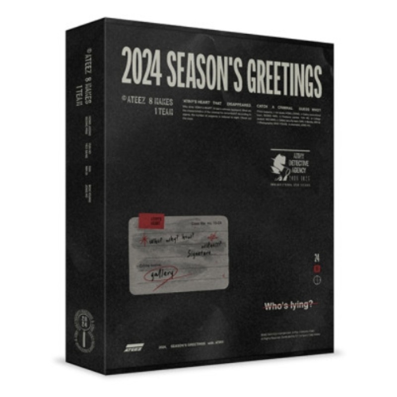 【特典選択】エイティーズシーズングリッティングシグATEEZ 2024 SEASONS GREETINGS_予約特典終了_[未開封新品]