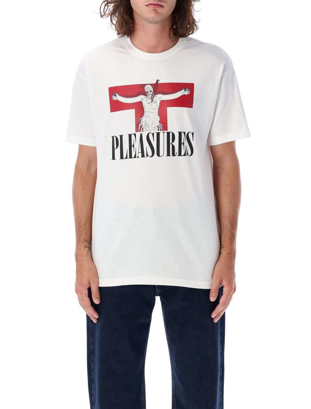 P24E012WHITE ホワイト 秋冬2024 Tシャツ メンズ ia