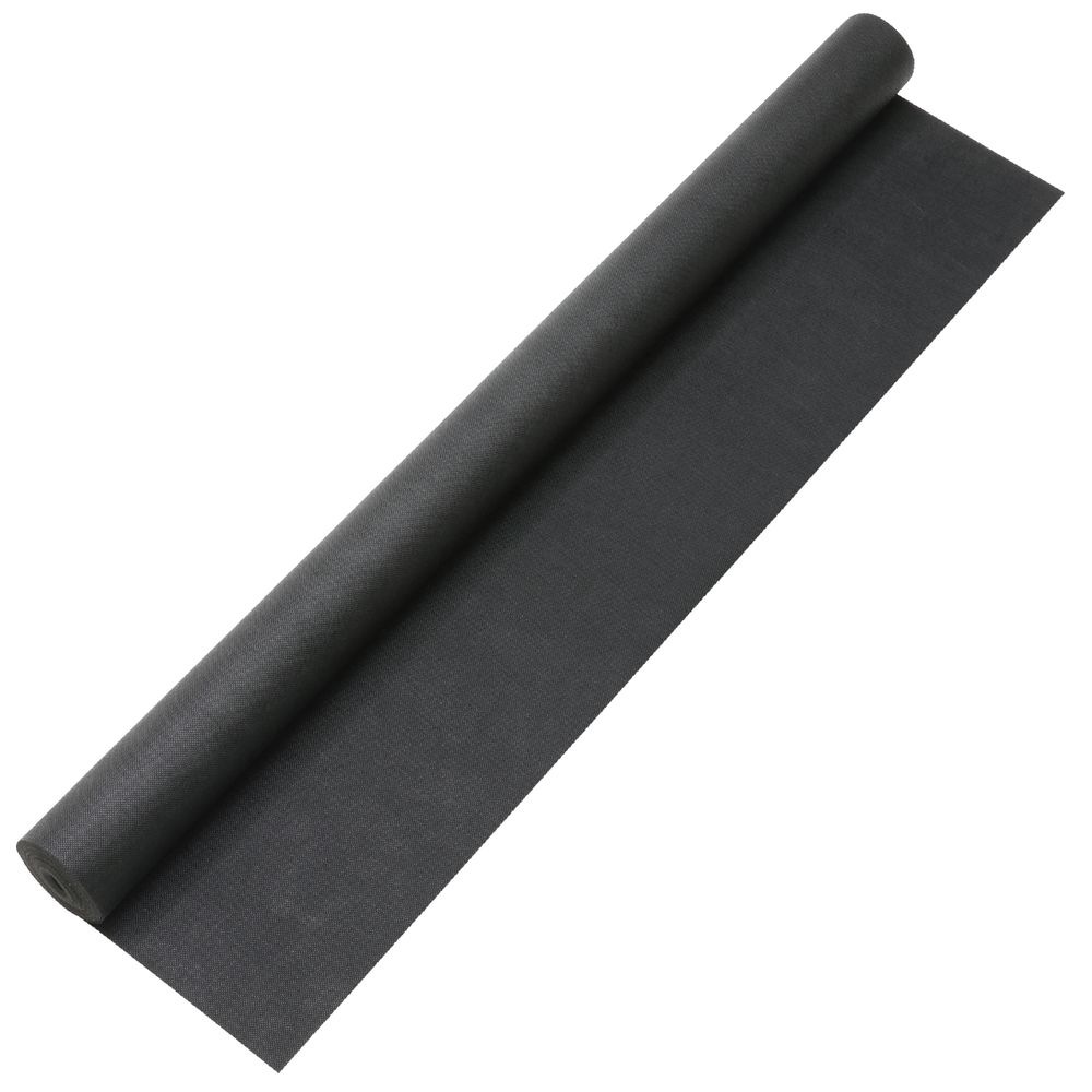 （まとめ買い）カラー不織布 10m巻 黒 4975 [x3セット]