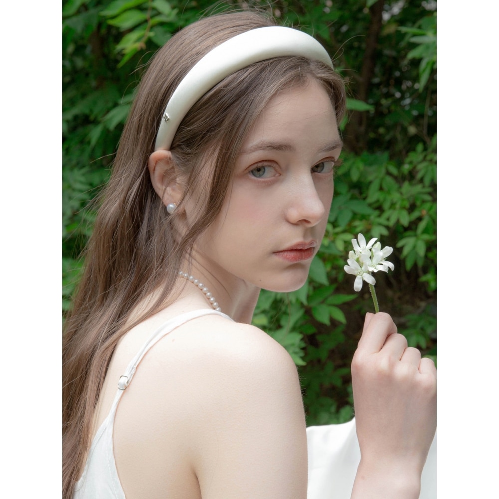 Jean Paul Clarisse クラシック サテン ヘアバンド JP 22 060HBカチューシャ・ヘアバンド