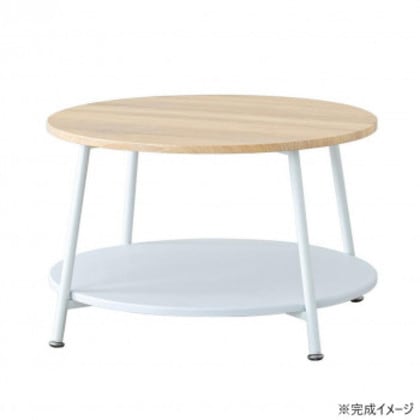 ヴィンテージ棚付リビングテーブル NA・ナチュラル NK-560NA