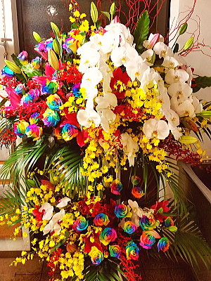 商品ID 4866 スタンド花　豪華　2段