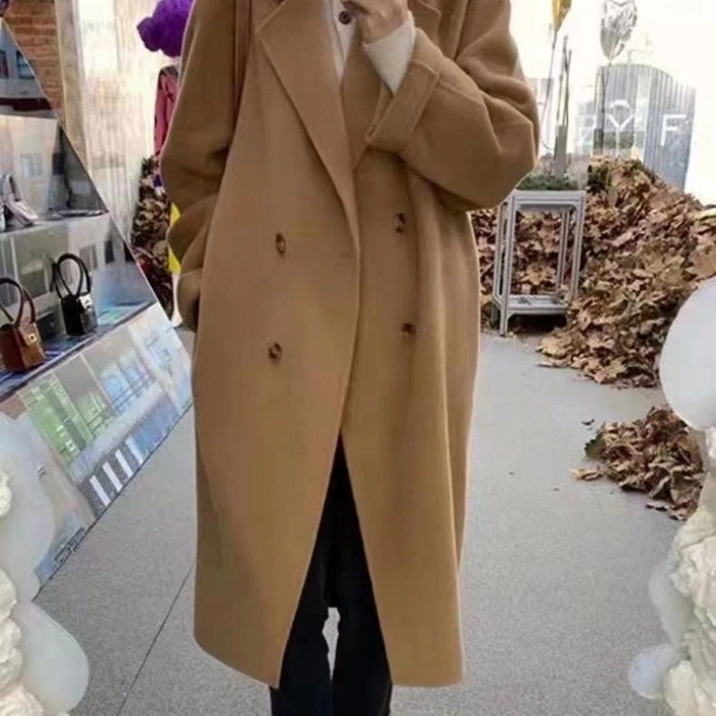 品質いいな品チェスターコートレディースラシャコートロングコート羽織りトレンチコートアウターラシャ大春秋冬着痩せお洒落上品