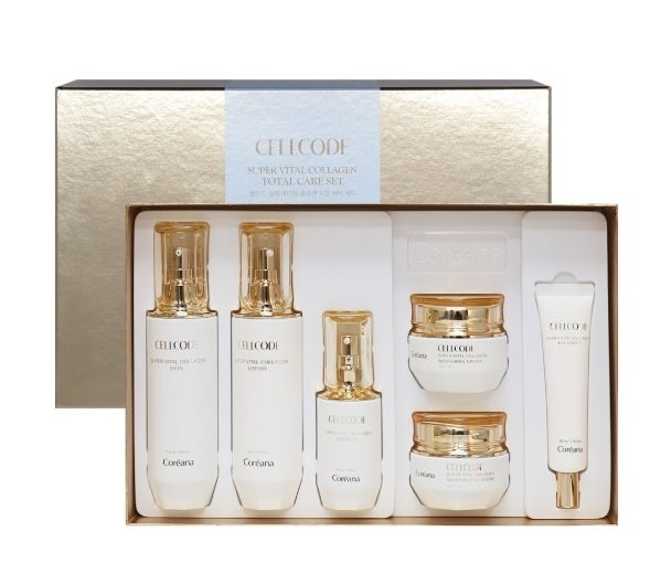 コラーゲン ホワイトニング スペシャル スキンケア セットセルコード スーパーバイタル コラーゲン トータルケア 6種セット