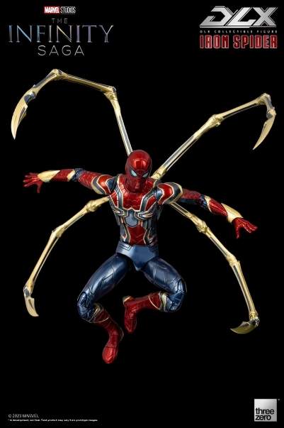 Threezero Marvel Studios: The Infinity Saga DLX Iron Spider 16.5cm アクションフィギュア 3Z02700C0