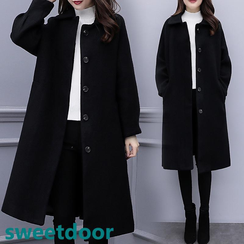 チェスターコート レディース 秋冬 40代 チェスターコート 黒 ロング丈ラシャコート 厚手オーバー ゆったりアウター 通勤 着痩せ オシャレ 大人